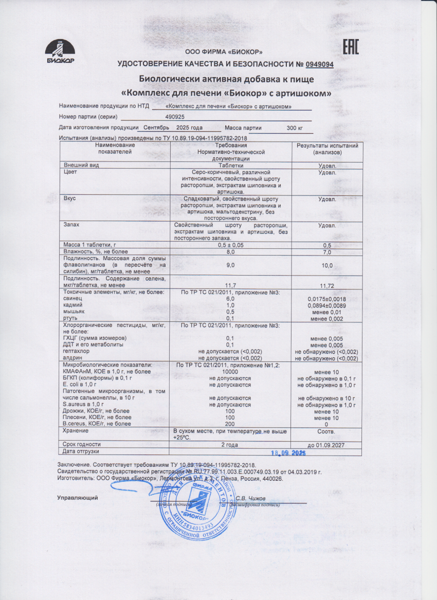 Паспорт №092025